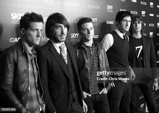 Music recording group "The Bravery" arrives at the Maxim Style Awards presented by Casio at the Avalon on September 18, 2007 in Hollywood, California.