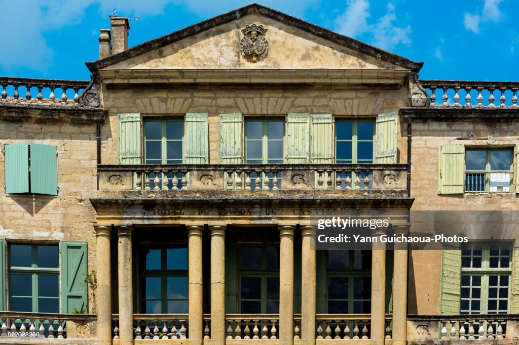 Hotel du Baron de Castille, Uzes, Gard, Occitanie, France