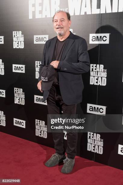 Ruben Blades attends 'Fear The Walking Dead' photocall at Callao Cinema on July 24, 2017 in Madrid, Spain.