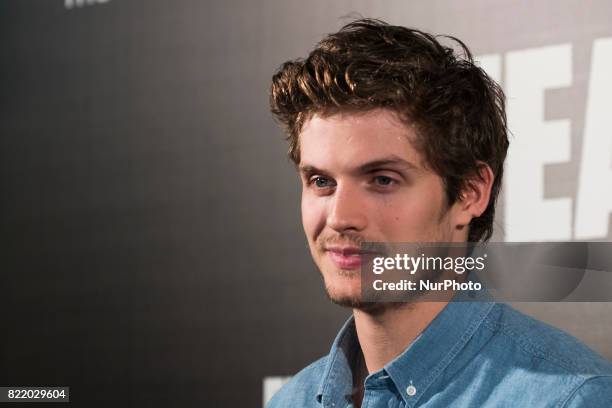 Daniel Sharman attends 'Fear The Walking Dead' photocall at Callao Cinema on July 24, 2017 in Madrid, Spain.