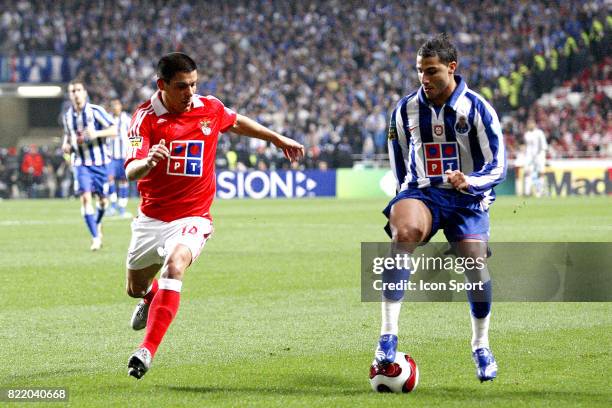 Maxi PEREIRA / Ricardo QUARESMA - - Benfica / Porto - 12e journee de Championnat portuguais ,