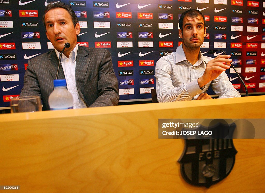 Barcelona's technical director Txiki Beg