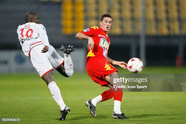 Issiar DIA / Jean CALVE - - Le Mans / Nancy - 16eme journee de Ligue 1 -,