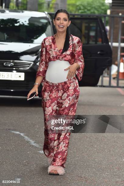 Cara De La Hoyde seen at the ITV Studios on July 25, 2017 in London, England.