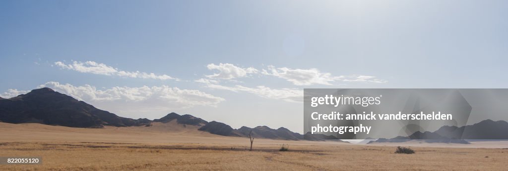 Arid landscape in Sesriem area in Namibia.