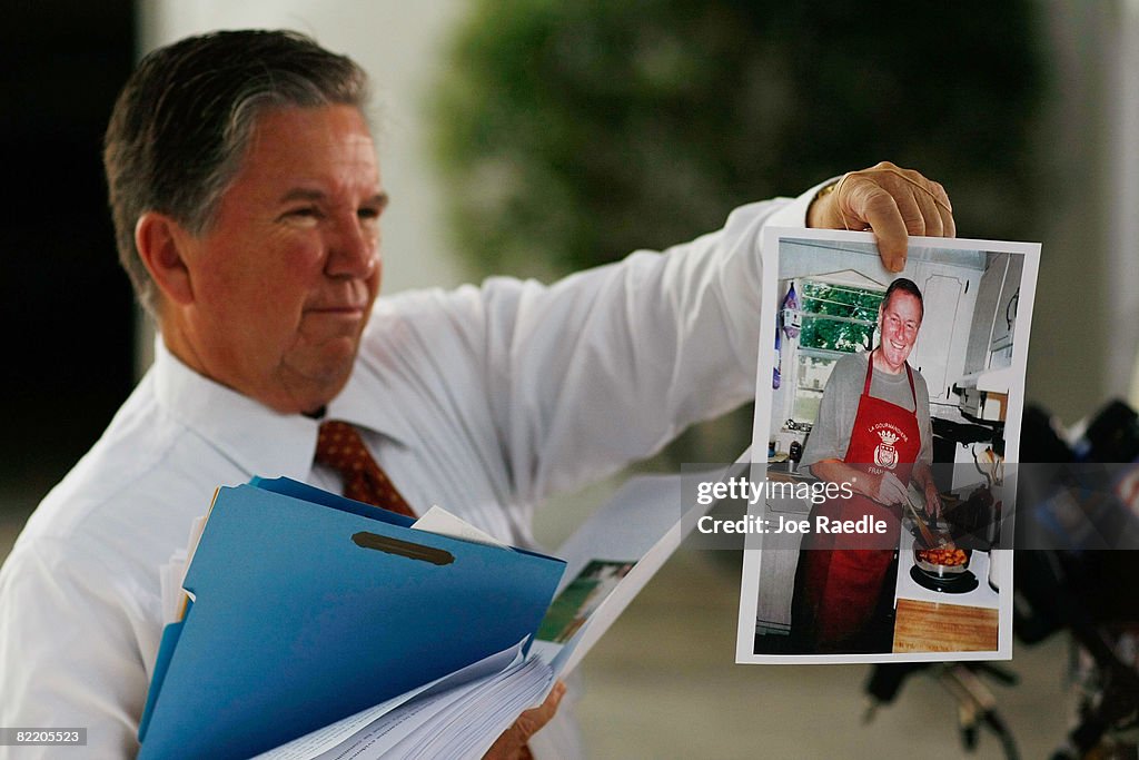 Widow Of First Anthrax Victim Holds News Conference With Attorney