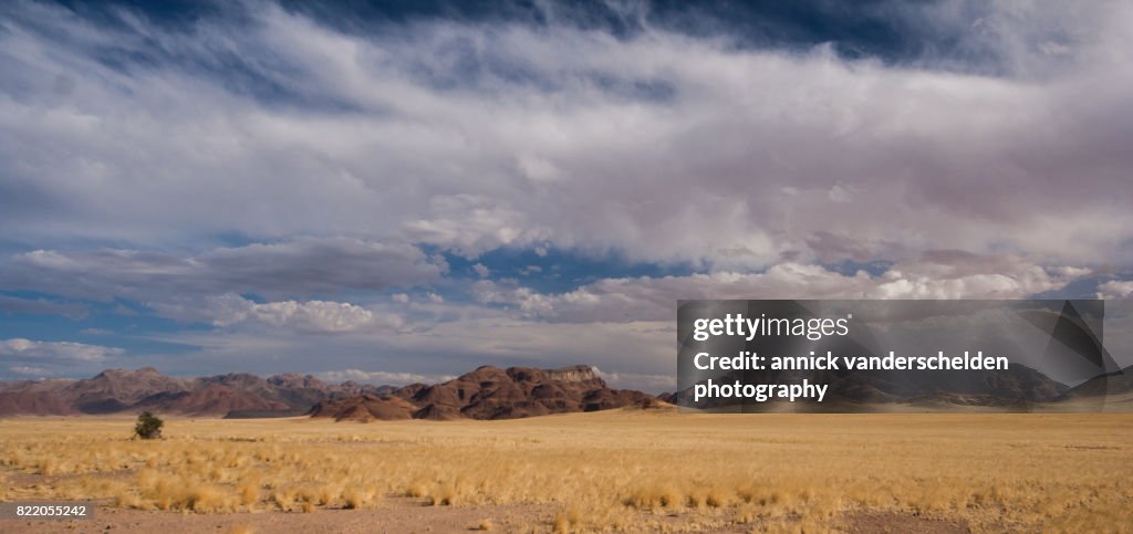 Arid landscape in Sesriem area, Namibia.