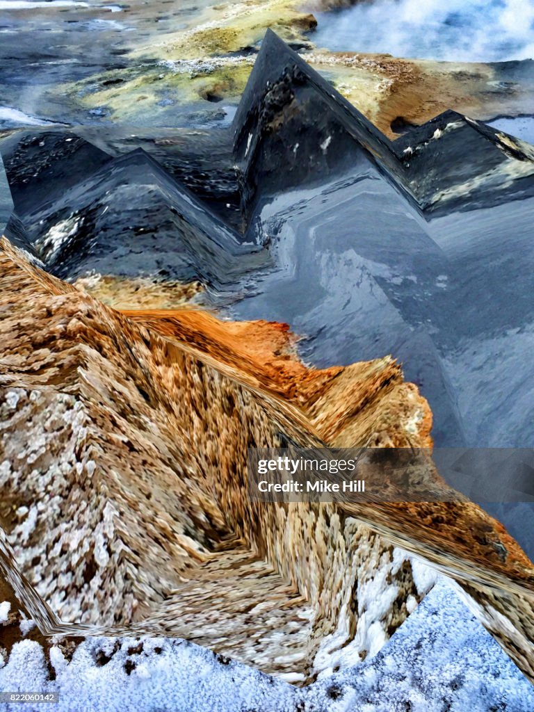 Manipulated Image of Geothermal area