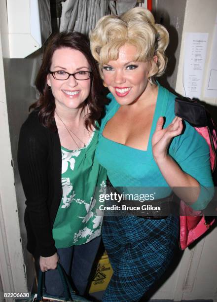 Hurder Megan Mullally Visits Grease On Broadway August 6 2008 Photos and ...