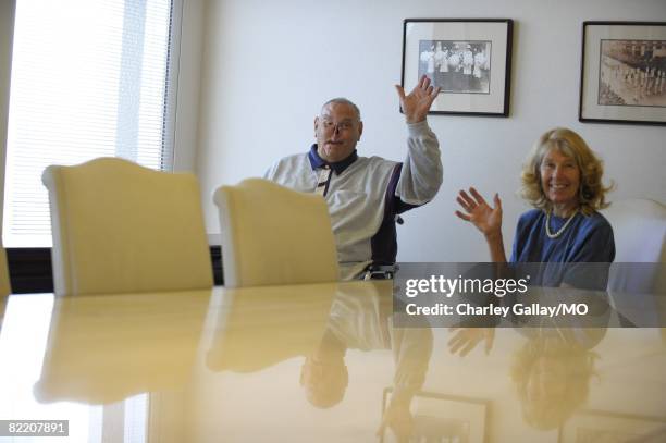 LaDonna Davis and St. James Davis at their home on July 29, 2008 in West Covina, California.