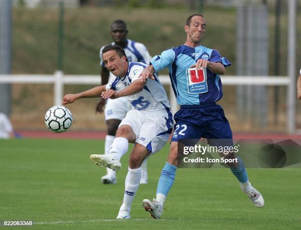 Dariusz DUDKA / Jean-Michel LESAGE - - Auxerre / Le Havre 1-1a Fontainebleau - Match amical - Ligue 1 -