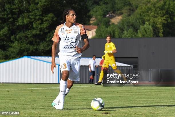 Daniel Congre during the friendly match between Montpellier Herault and Clermont foot on July 19, 2017 in Millau, France.
