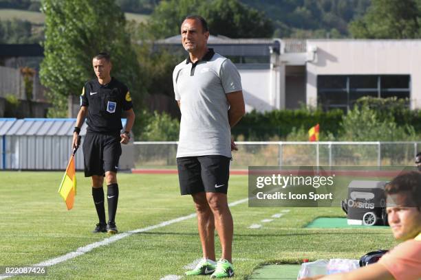 During the friendly match between Montpellier Herault and Clermont foot on July 19, 2017 in Millau, France.