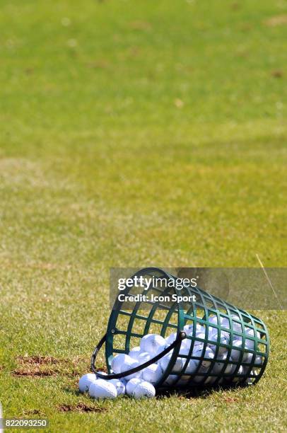 Illustration seau de balle de golf - - Evian Masters 2008 - Evian Les Bains - France,