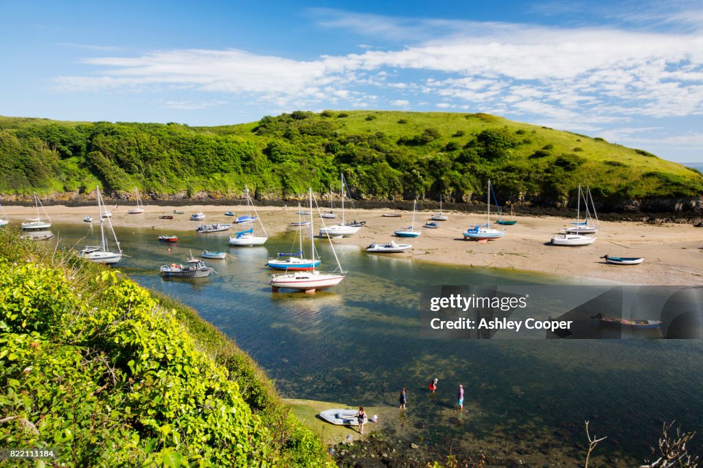 Solva Harbour, Pembrokeshire, UK.