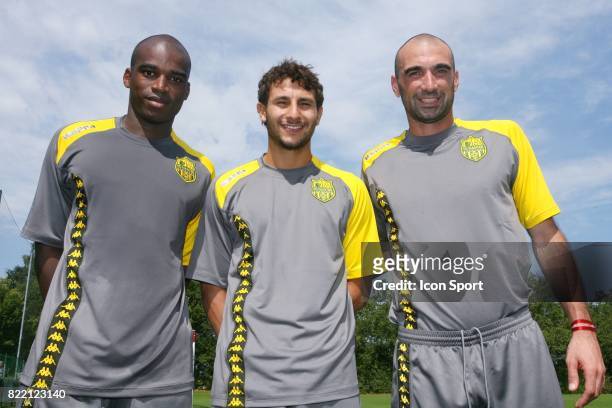 Ibrahim TALL / Djamel ABDOUN / Jerome ALONZO - - Reprise du FC Nantes - Ligue 1,