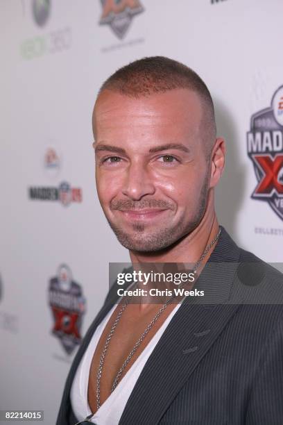 Actor Joey Lawrence attends the 20th Anniversary of the Madden NFL franchise hosted by EA Sports at STK on August 7, 2008 in West Hollywood,...