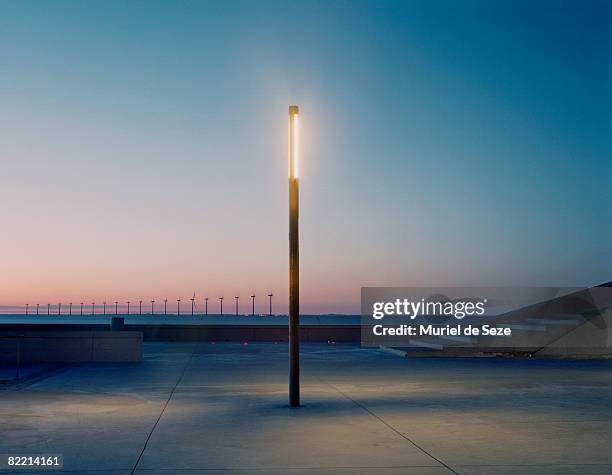 street lamp  - citylight stockfoto's en -beelden