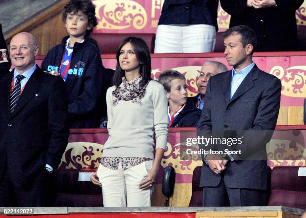 Darya JOUKOVA / Roman ABRAMOVICH - - Manchester United / Chelsea - Finale Champions League 2007/2008 - Moscou -