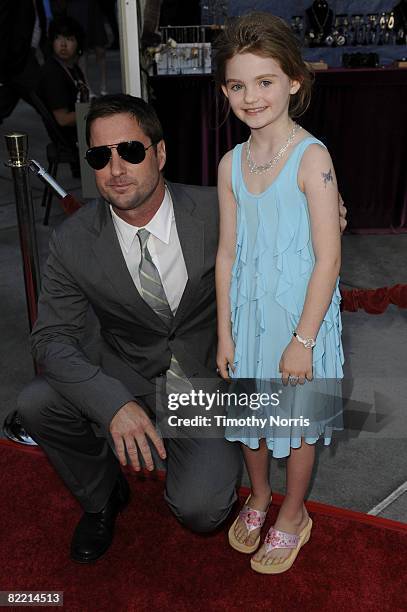 Luke Wilson and Morgan Lily arrive at the premiere of Overture Films' "Henry Poole Is Here" at ArcLight Cinemas on August 7, 2008 in Los Angeles,...