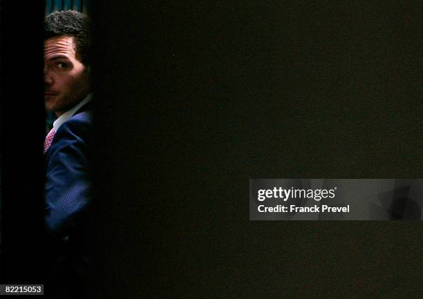 Former Societe Generale trader Jerome Kerviel arrives at the financial police headquarters August 4, 2008 in Paris France. Kerviel is blamed for the...