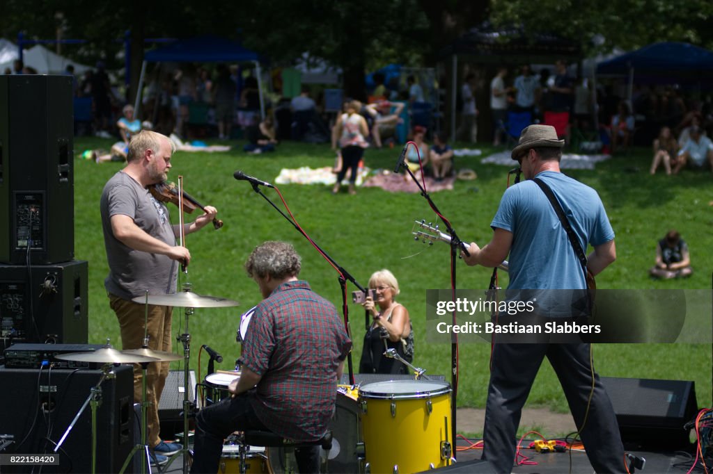 Community Festival in Public Park, in West Philadelphia