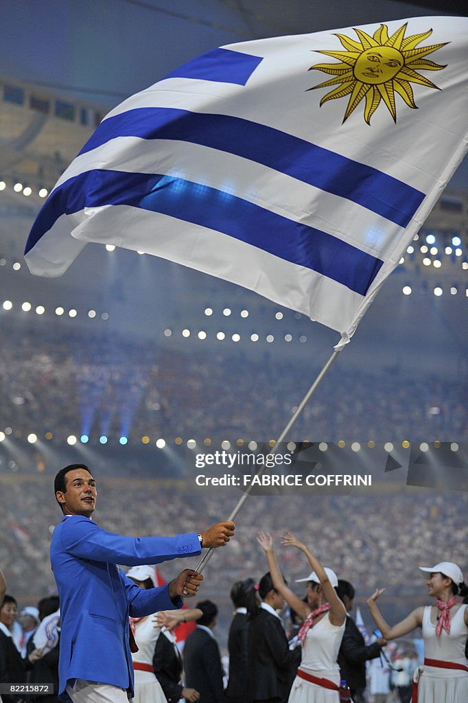 Uruguay's Alejandro Foglia leads the Uru