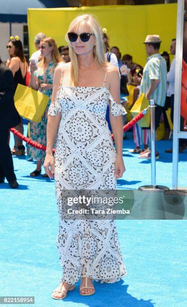 Actress Eileen Davidson attends the premiere of Columbia Pictures and Sony Pictures Animation's 'The Emoji Movie' at Regency Village Theatre on July...