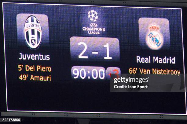 Juventus Turin / Real madrid - 1er tour Champions League,