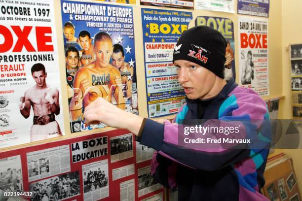Anne Sophie MATHIS - 18.11.200 - Entrainement pour le Championnat du monde de boxe du - Dombasle sur Meurthe,