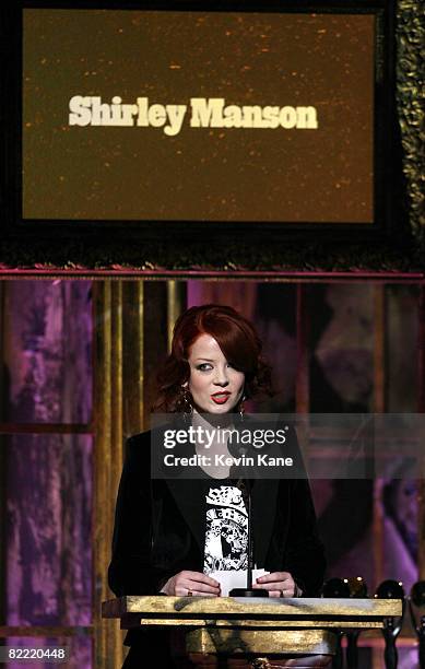 Shirley Manson of Garbage, presenter