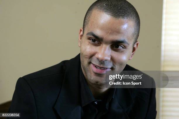 Tony PARKER - - Interview - Reunion des actionnaires de l ASVEL au domicile de Tony Parker - San Antonio,