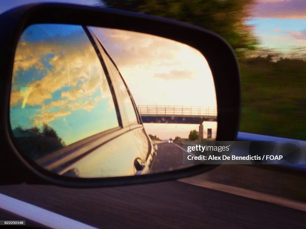 Nature reflected on mirror