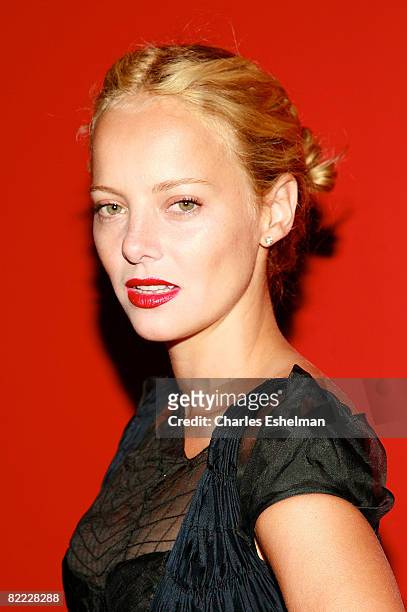 Actress Bijou Phillips attends the New York premiere of "What we do is Secret" at the Landmark Sunshine Cinemas on August 8, 2008 in New York City.