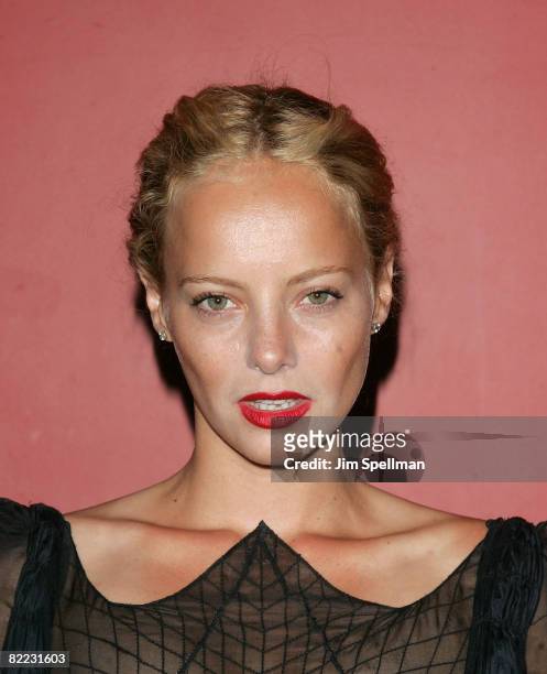 Actress Bijou Phillips attends the New York premiere of "What we do is Secret" at the Landmark Sunshine Cinemas on August 8, 2008 in New York City.