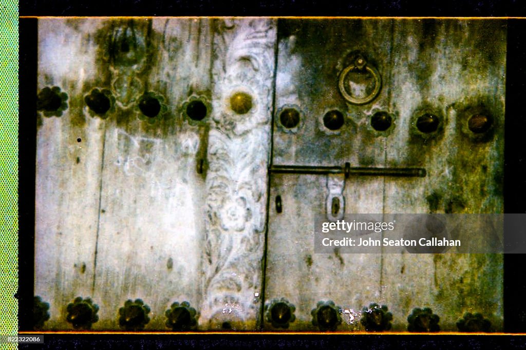 Carved Wooden Door in Stone Town