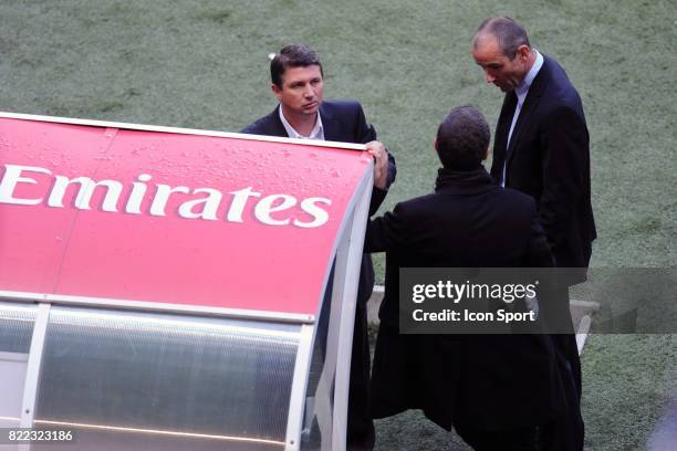 Yves COLLEU / Paul LE GUEN - - PSG / Auxerre - 36 eme journee de Ligue 1 - Parc des Princes - Paris,