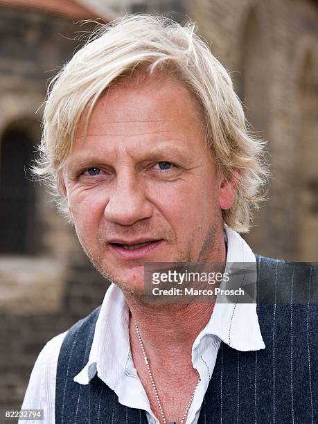 Director Soenke Wortmann attends a photocall for the film Pope Joan at Querfurt Castle on August 9, 2008 in Querfurt, Germany.