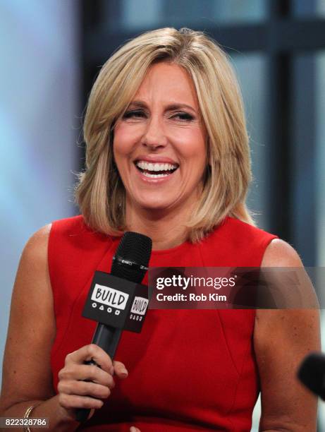 Alisyn Camerota discusses her new book, "Amanda Wakes Up" at Build Studio on July 25, 2017 in New York City.