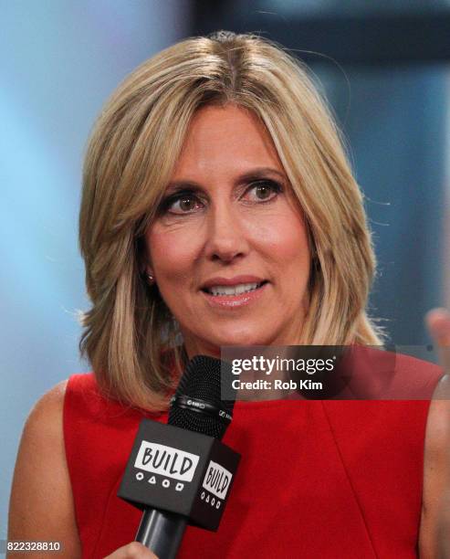 Alisyn Camerota discusses her new book, "Amanda Wakes Up" at Build Studio on July 25, 2017 in New York City.