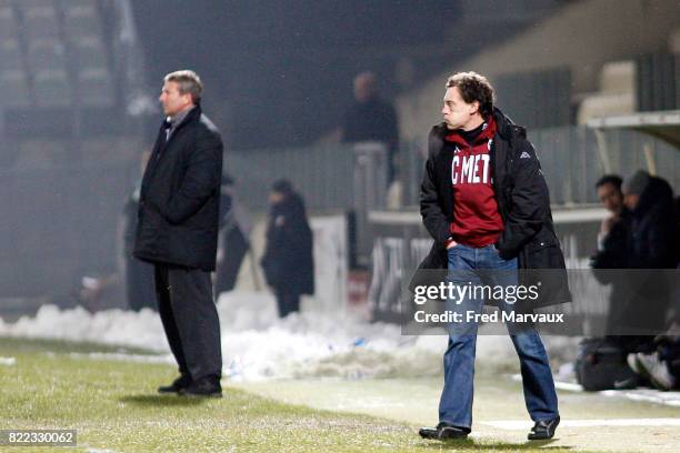 Rolland COURBIS / Yvon POULIQUEN - - Metz / Montpellier - 23eme journee de Ligue 2,