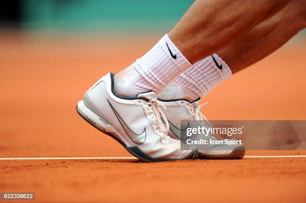 Illustration chaussure sur terre battue - - Roland Garros 2009 ,