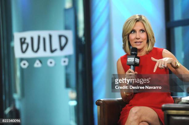 Journalist and author Alisyn Camerota attends Build to discuss her new book 'Amanda Wakes Up' at Build Studio on July 25, 2017 in New York City.