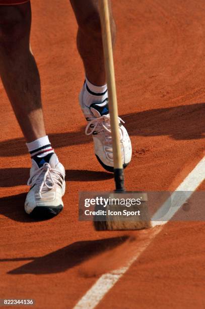 Illustration entretien / Lignes / Terre Battue - - Roland Garros 2009 ,