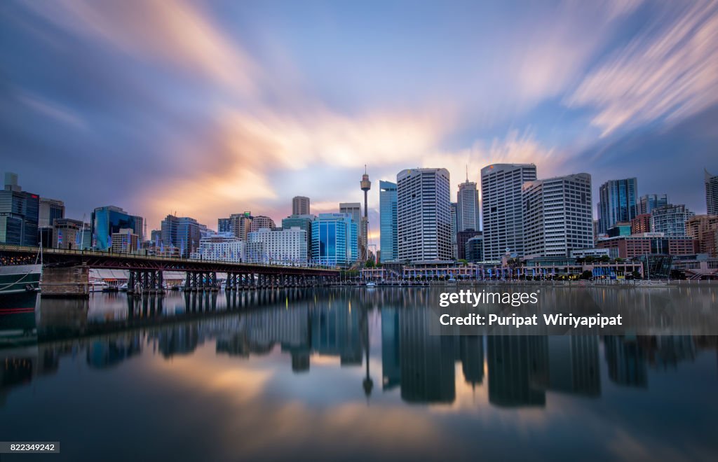 Darling harbour reflection