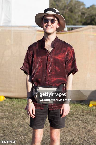 Festival fashion during Splendour in the Grass 2017 on July 23, 2017 in Byron Bay, Australia.