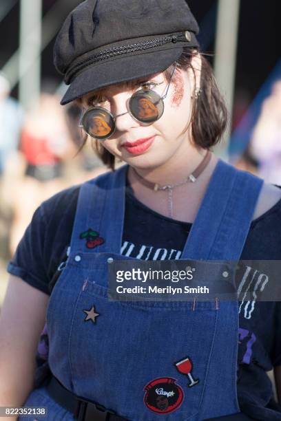 Festival fashion during Splendour in the Grass 2017 on July 23, 2017 in Byron Bay, Australia.