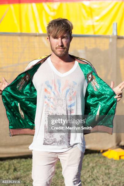 Artist Jai Vasicek poses during Splendour in the Grass 2017 on July 23, 2017 in Byron Bay, Australia.