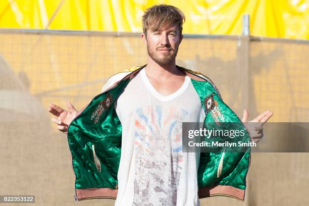 Artist Jai Vasicek poses during Splendour in the Grass 2017 on July 23, 2017 in Byron Bay, Australia.