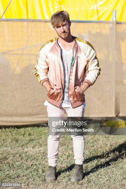 Artist Jai Vasicek poses during Splendour in the Grass 2017 on July 23, 2017 in Byron Bay, Australia.